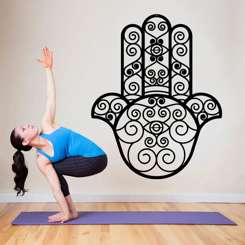 Рука Фатимы исламские стены искусства каллиграфии стикер винил домашний декор
