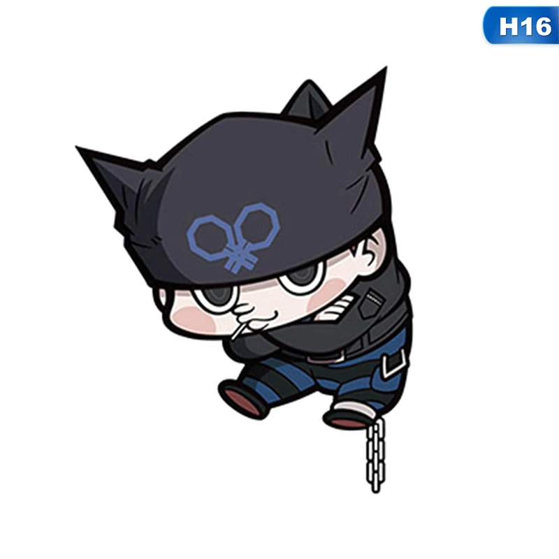 H16 Аниме игра Danganronpa V3 мультфильм брелок Рисунок акриловый двухсторонний прозрачный кулон лучший друг ювелирные изделия фанатов подарок - Цвет: H16