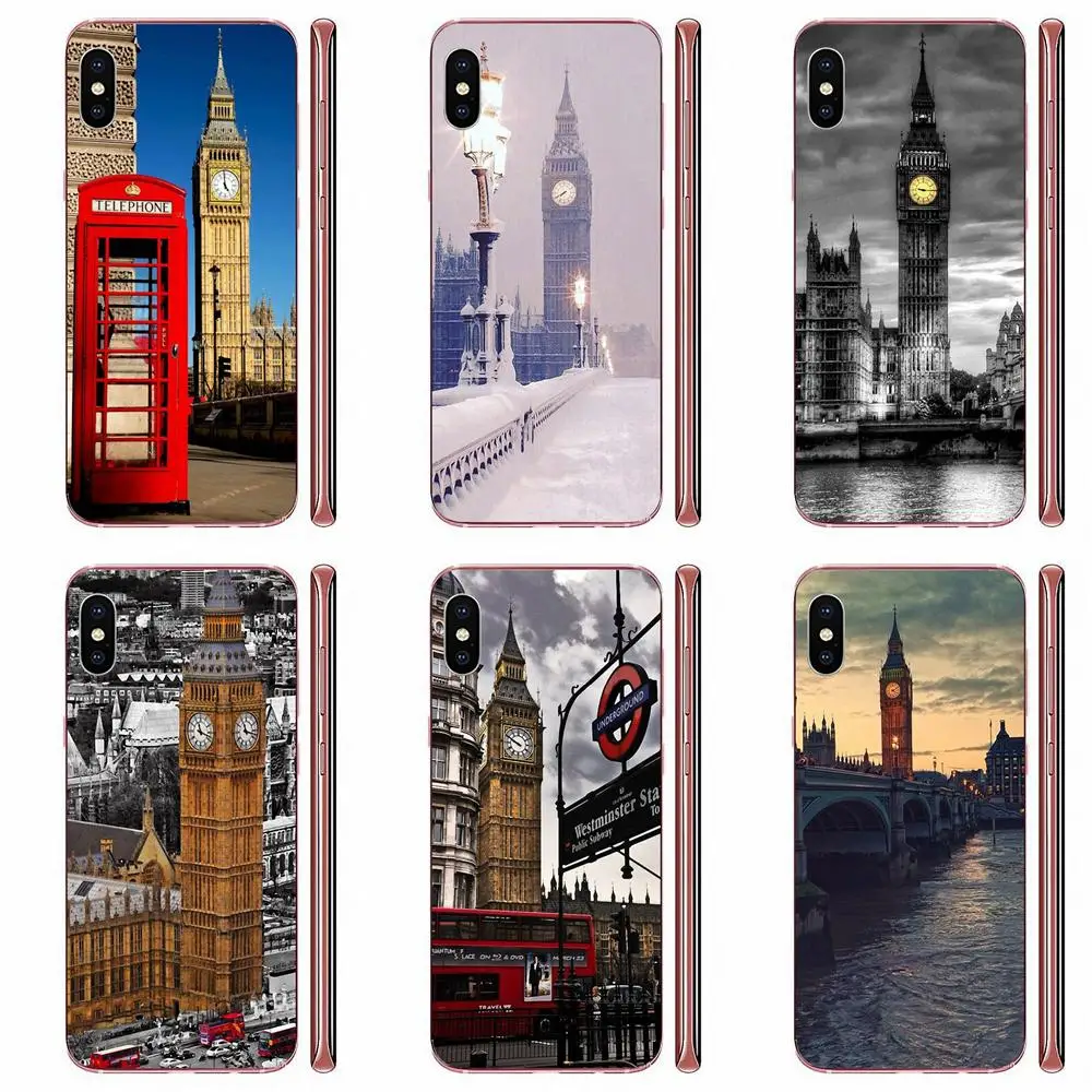 London Big Ben с алюминиевой рамкой для Huawei Honor 5C 5X 6A 6X 7 7A 7X 8 8A 8S 8X 9 10 30 Lite Pro Y6 II Y7 Y9 Prime 2019 |