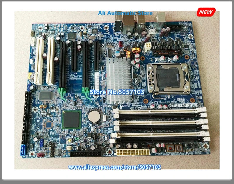Z400 X58 материнская плата 1366 pin 586968-001 586766-002 рабочей станции