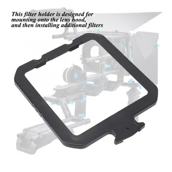 

1pc Plastic 4x4" Lens Filter Holders Filter Trays for Lens Hood Sunshade Follow Focus fotografia acessorio
