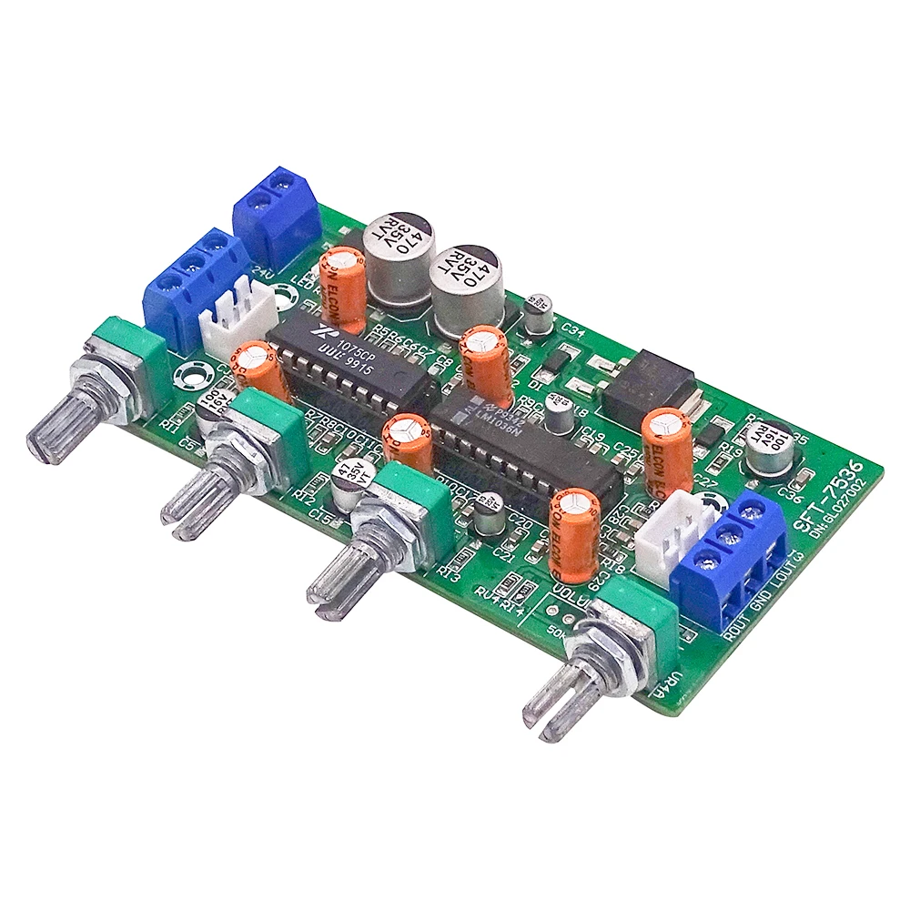 Семейная плата XR1075 + LM1036 предусилитель для домашнего кинотеатра с регулировкой