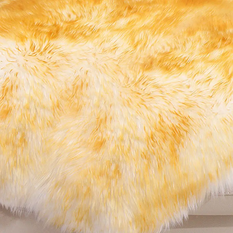 Wool Real Sheepskin Carpets For Living Room Bedroom Fur Rug Long Hair Soft Carpet And Rugs Kids Room Thicken Children Play - Цвет: 9