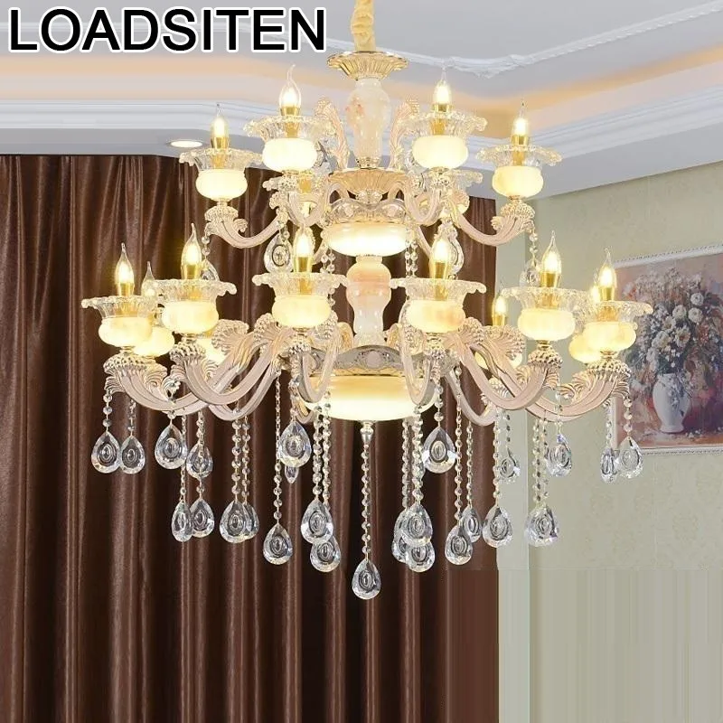 Decoracao Casa Кристалл Lampadario Cameretta Bambini люстра c плафонами и Pendente для Sala обеденный стол Lampen Современная Подвесная лампа