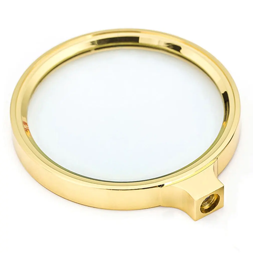Высококачественный Изысканный материал ручки из красного дерева имитация ручки из красного дерева практичная позолоченная Подарочная Лупа
