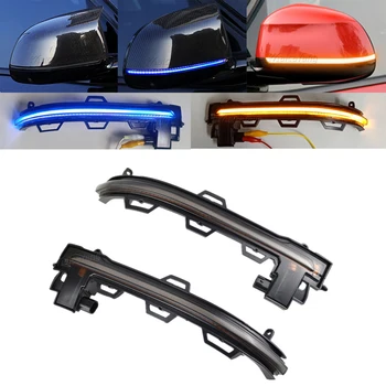 

Side Rearview Mirror Indicator Blinker Light Sequential Dynamic Turn Signal For BMW X3 X4 X5 X6 F25 LCI F26 F15 F16 2014-2018
