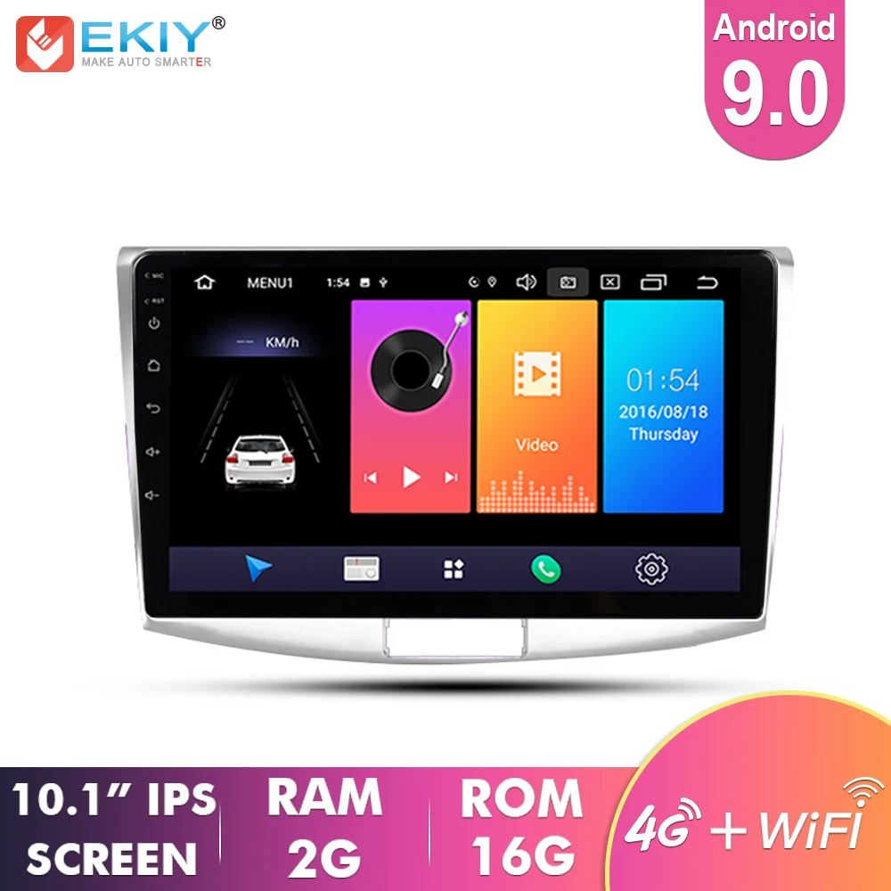 

EKIY 10.1'' IPS Android 9.0 Car Multimedia Auto Radio For VW Volkswagen Passat B6/B7 Magotan/CC 2012-2015 Stereo GPS Navigation