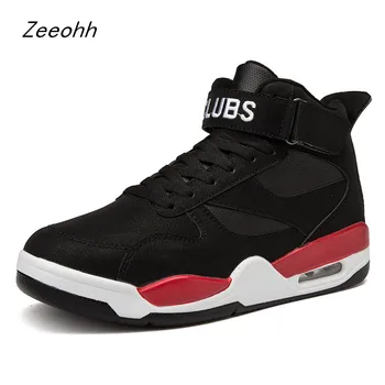 

Zeeohh Men Cushioning Basketball Shoes Big Size 39-45 Basketball Sneakers Anti-skid High-top Footwear Breathable Wear Men Shoes