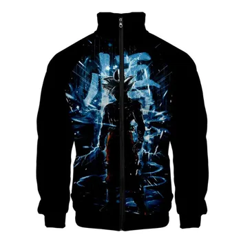

Anime Dragon Ball Goku 3D Jacket Men Women Harajuku Hip Hop New Style Hoodies Coat Casual Stand Collar Zipper Sweatshirt