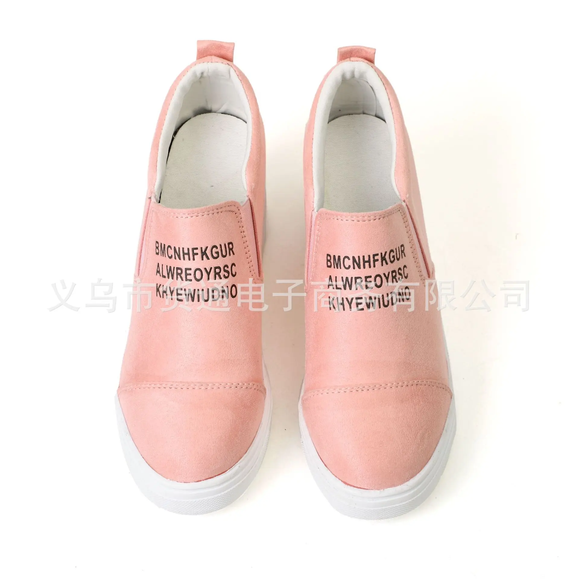 

2019 Spring And Autumn New Casual Round Head Increased Women's Single Shoes Soft And Comfortable Non-slip Fashion Wild