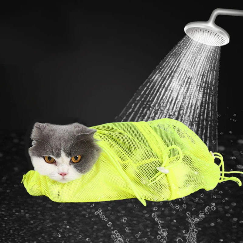 Cats Adjustable Washing Bags Cat Grooming Bath Mesh Bag For Pet Bathing Nail Trimming Injecting Anti Scratch Bite Restraint Cats Adjustable Washing Bags Cat Grooming Bath Mesh Bag For Pet Bathing Nail Trimming Injecting Anti Scratch Bite Restraint