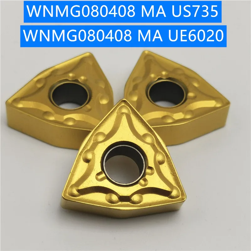 WNMG080404 WNMG080408 мА US735 UE6020 VP15TF поворотные твердосплавные вставки инструмента Поворотный Фрезерный резак Режущий инструмент для ЧПУ для резки