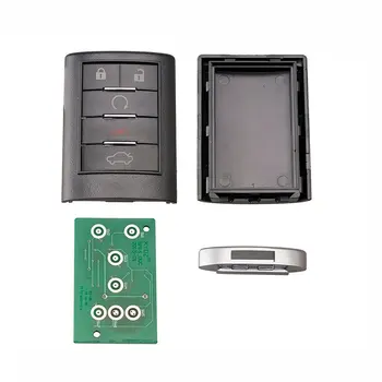 

5-Key Keyless Entry Agent Remote Control Car Keychain Plastic Alloy Car Replacement Key Chemical Resistance