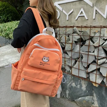 

Japanese-Style School Bag Female Korean-Style High Large Capacity Junior Student Backpack Harajuku Fas