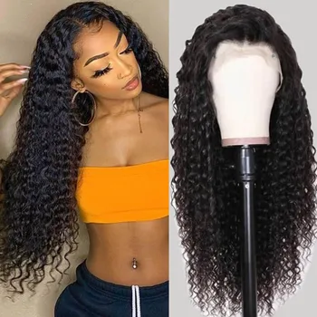 

13x6 Transparent HD Lace Wig Curly Lace Front Human Hair Wigs Pre Plucked Curly Human Hair Wigs Lemoda Brazilian Hair Wigs