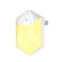 4 шт светодиодный датчик тепла ночник 0,5 Вт теплые белые настенные светильники с датчиком сумерек до рассвета для кормящих детей Детская комната