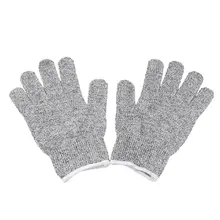 1 пара анти-порезные износостойкие рабочие защитные перчатки анти-истирание уровень 5 кухонные режущие устойчивые к порезам дышащие перчатки