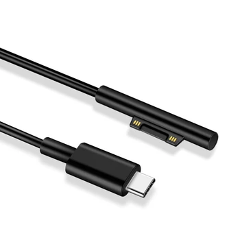 

1.5M USB C Charging Cable 12V Built-In PTC Protect Compatible for Surface Pro 3/4