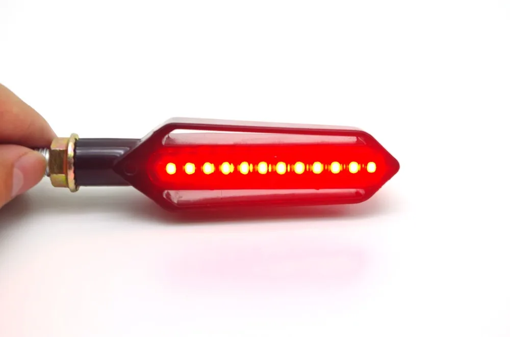 Universal Motorcycle Turn Signal Lights Blinker Lamp Amber Flasher Light FOR vtx 1300 yamaha fz16 m109r yamaha raptor 700 dax