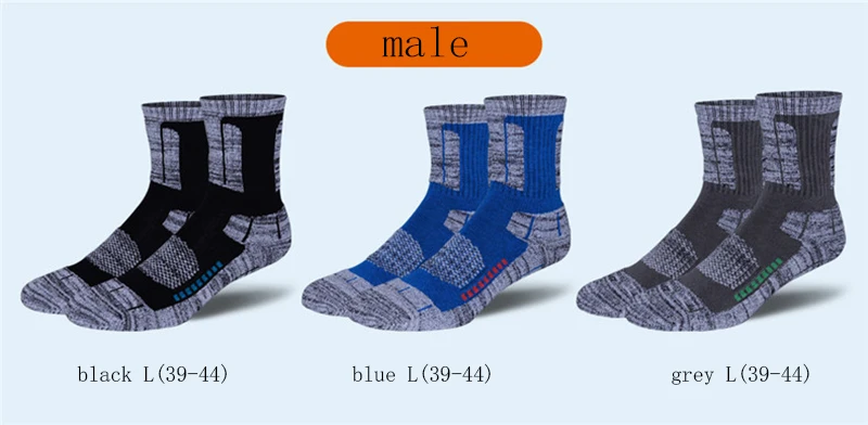 Calze Da Sci E Snowboard CFLEX – 3 Paia Unisex Imbottite E Termiche (Taglia 39-42)