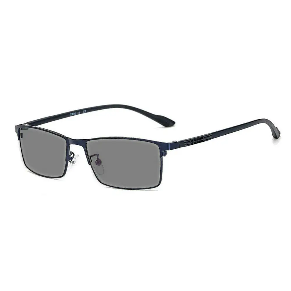 Ретро рецепт Бизнес Мужчины солнце фотохромные прогрессивные модные очки для чтения мужчин женщин цвет мульти-фокус Выпускной NX