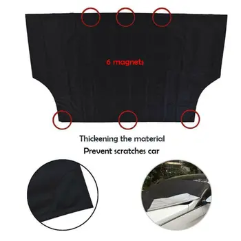 

Windshield Snow cover Window Cover Universal Snow Black 6 Magnets Newest