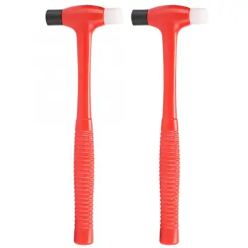 

2Pcs Multi-Functional Double-Ended Hammer Portable Mandrel Handle Hammers Jewelry Making Repairing Tool for Jeweler