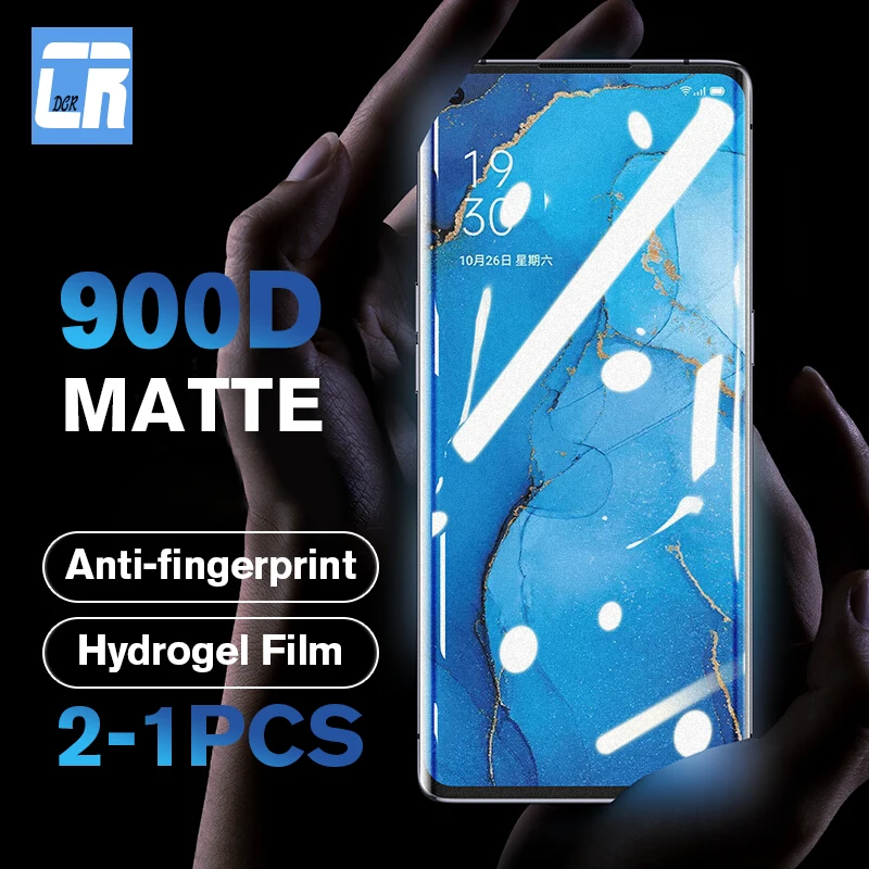 Гидрогелевая матовая пленка без отпечатков пальцев для Oppo Reno 3 Pro 2 2Z ACE X10 Zoom защита