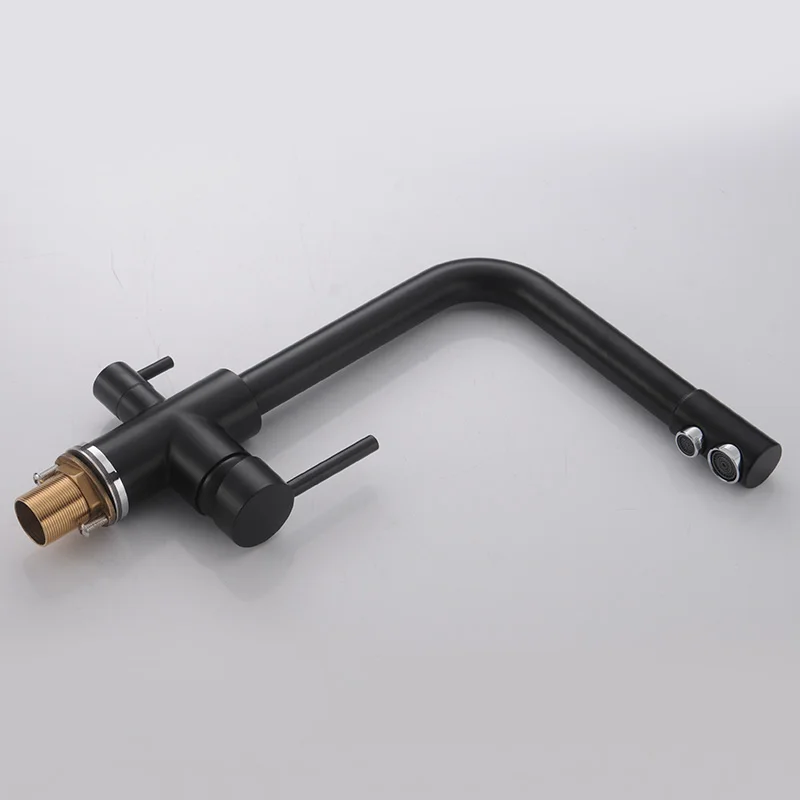  ROVOGO Filter Kitchen Faucet Cold and Hot Mixer Tap Drinking Water Filter 3 way Sink Tap Mixer Cran - 4000257893581