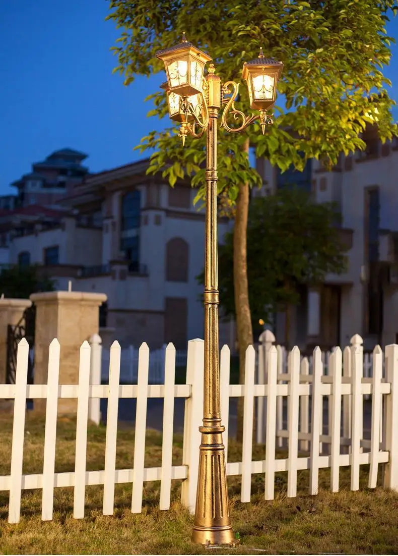Главная Jalan Tenaga Surya Lampadaire Европейский де Рю Iluminador Жардин Farola светильник Exterieur Lampione от дорожное уличное освещение