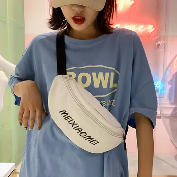

Women Men Belts Waist Bag Fashion Letter Print Chest Unisex Bum Hip Belly Purse Bags