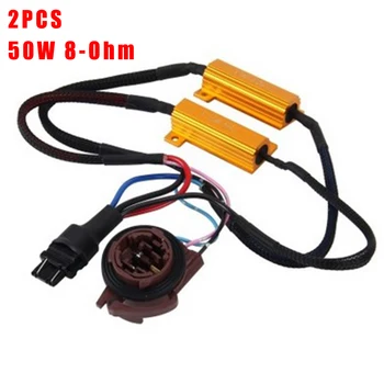 

3157 Resistor Turn Signal Load Adapter Anti Hyper Flash Error Canceler 50W