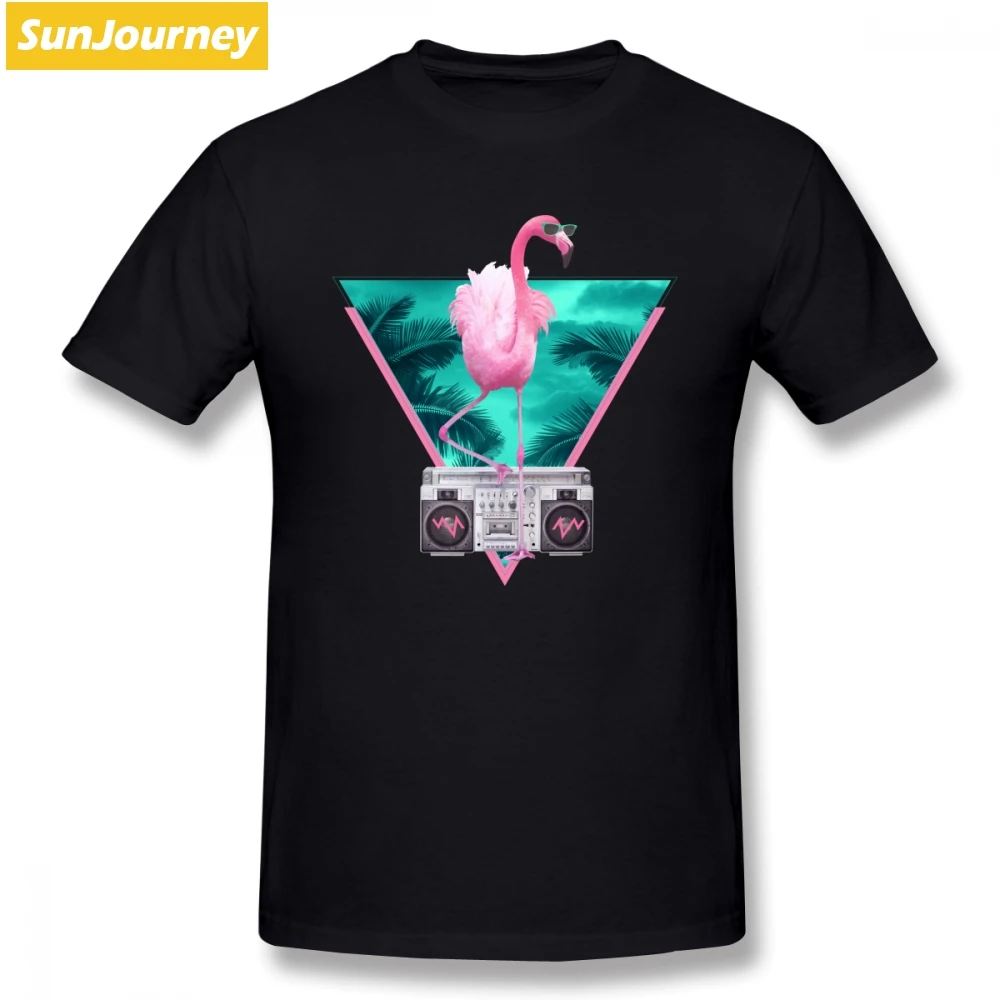 

Flamingo Men T Shirt Fashion Kpop 5xl 5xl 5xl O-Neck Cotton Short Sleeve Custom Men Clothes 2020