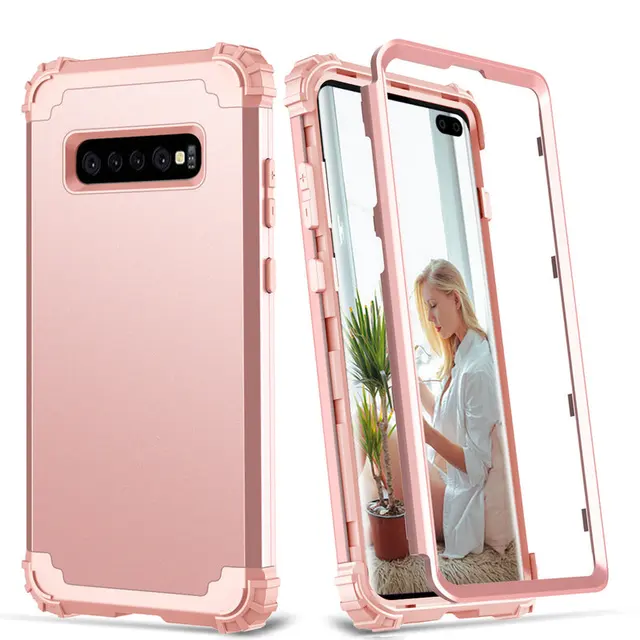 $US $6.73 3 IN 1 Note10+ Shockproof Case for Coque Samsung S10Plus Case Funda Samsung galaxy S10 Plus Cover S