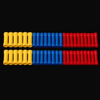 

150pcs Wire Crimp Terminal Electrical PVC Cold Pressing Insulation Terminal Wire Connector for Auto Electricians Garages