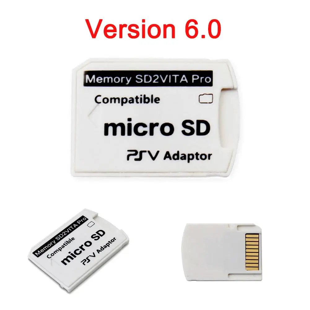 Адаптер карты памяти V6.0 SD2VITA PSVSD для системы PSVita Henkaku 3 65 1000 2000 TF адаптер конвертера