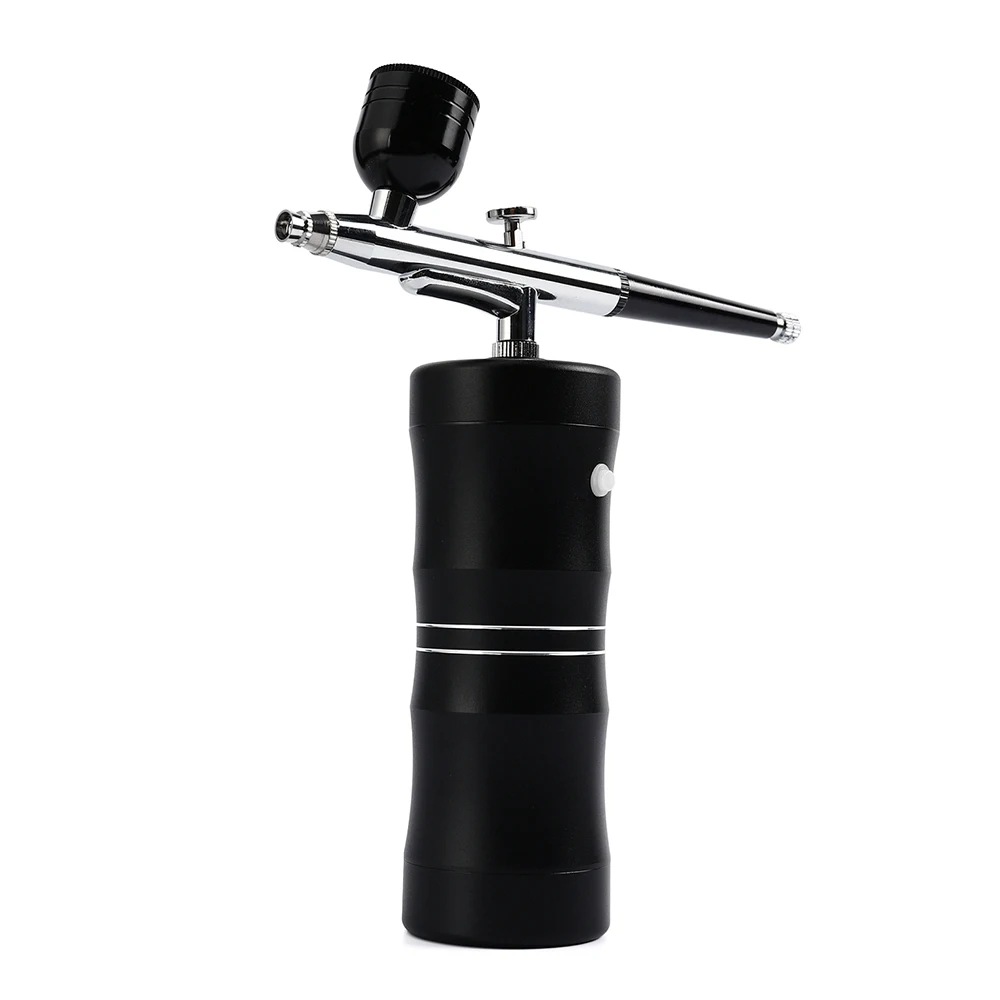 0.3mm Mini Air Compressor Kit Air-Brush Paint Spray Gun Airbrush For Nail Art Tattoo Craft Cake Nano Fog Mist Sprayer airbrush nail