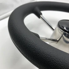 Устойчивая к атмосферным воздействиям 11 дюймов Морская Лодка из мягкой пены рукоятка рулевого колеса с центром Кепки