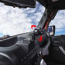 360 Degree Car Dashboard Car Windshield Cell Phone Holder Mounting Kit for Jeep Wrangler Jk Jku 2011-2017 Car Accessories
