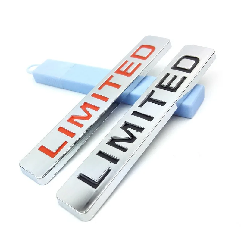 

3D Chrome LIMITED Tail Emblem Badge Decals car Stickers Car Body Sticker for Jeep Grand Cherokee Wrangler Ford Car Styling