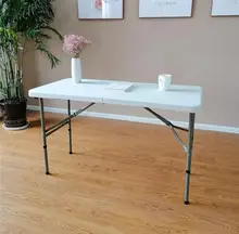 бесплатная доставка Durable Folding Table Portable Household Rectangular Dining Table Training Learning Desk Outdoor Stall Table