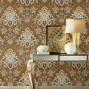 

1 Roll Wall Sticker Damask Stripe Waterproof Wall Sticker Decor Embossed Textured PVC Roll 0.53 X 10 Meter