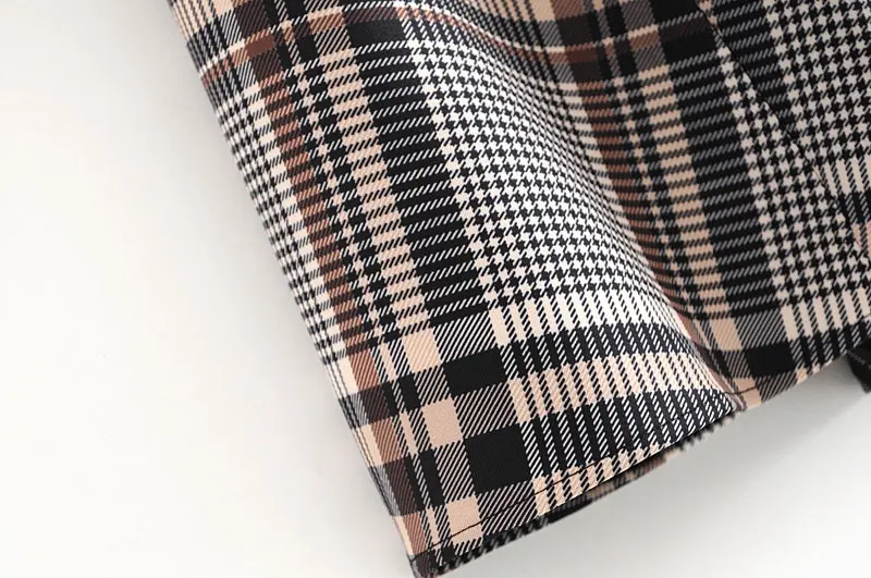 Withered england style vintage elegant high waist sashes plaid midi skirt women faldas mujer moda skirts womensplus size