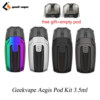 

Geekvape Aegis Pod System Kit 800mah Built-in Battery 0.6ohm Kanthal Mesh Coil/3.5ml Capacity Electronic Cigarette Vape Kit