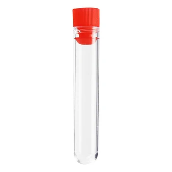 

Clear Plastic Test Tubes with Caps 5ml, 12x60mm, Pack of 30