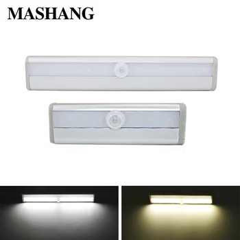 

Wireless LED Cabinet Light PIR Motion Sensor Wall Lamp Wardrobe Lights decor for home Kitchen Bedroom Closet Drawer Lighting
