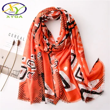 

Cotton Women Long Scarves 2020 Summer New Lady's Viscose Beach Shawls Thin Female Spring Autumn Wraps Muslim Head Scarves Hijabs