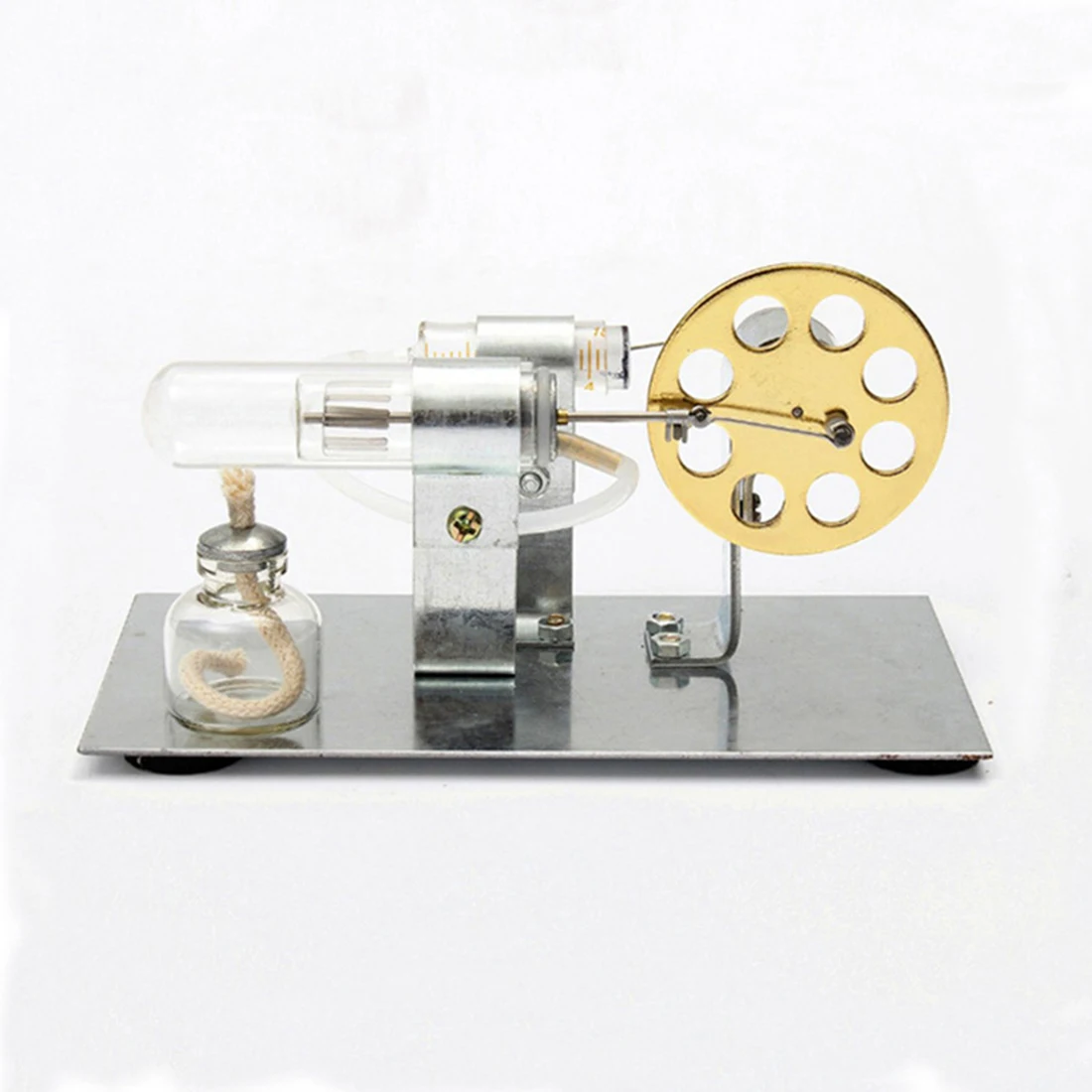 

DIY Single Cylinder Stirling Engine Model Experimental Science External Combustion Engine Model Educational Model Motor Kit