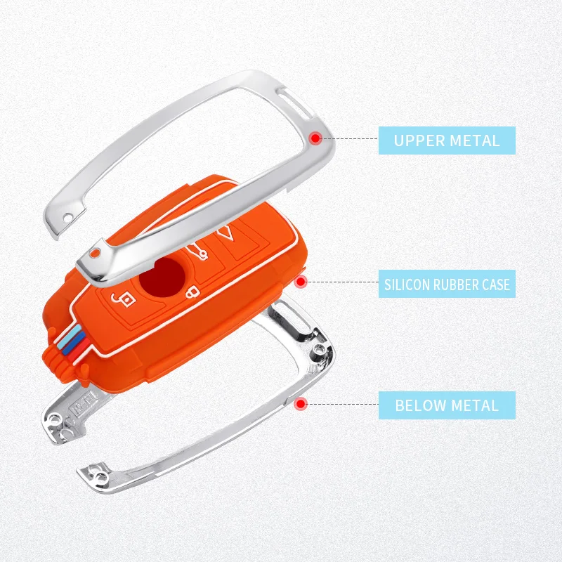 Auto Chiave A Distanza Borsette Caso Della Copertura Fob In Fibra di Carbonio Per BMW F20 F30 G20 f31 F34 F10 G30 F11 X3 F25 X4 I3 M3 M4 1 3 5 Serie - H61dfcd86925e4167ab2d188f6b1d391aJ