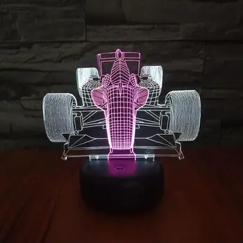 

Formula 7 Color Lamp 3d Visual Led Night Lights For Kids Touch Usb Table Lampara Lampe Baby Sleeping Nightlight
